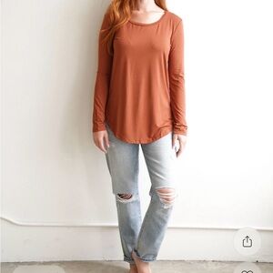 CJLA Basics Fav Scoop Neck Long Sleeve